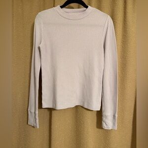 Athleta Girl Light Purple Ribbed Long sleeve size XL